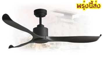 พัดลมเพดาน3ใบพัดabsมีรีโมท