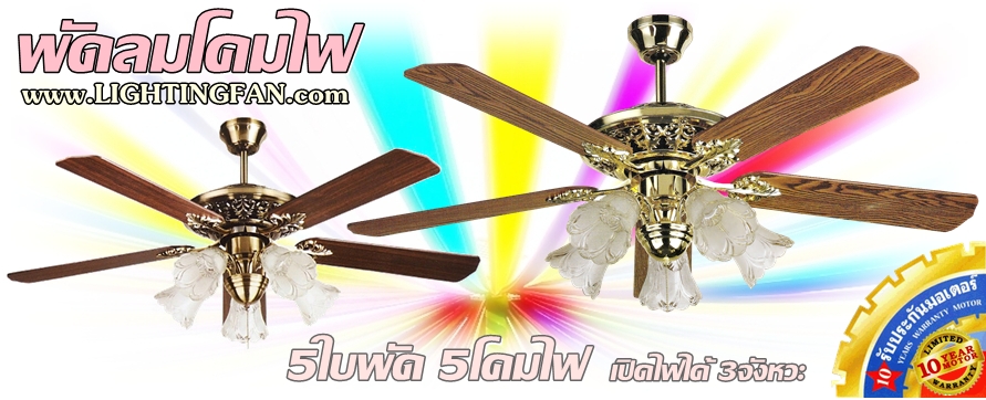 พัดลมโคมไฟ